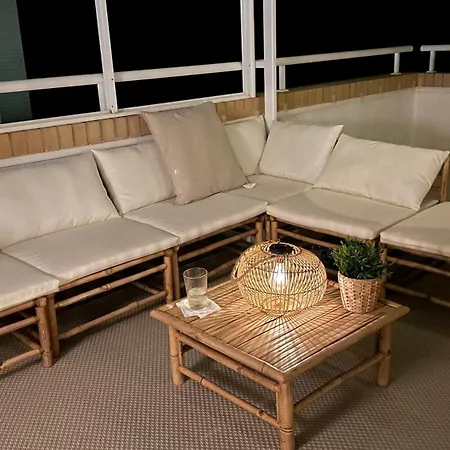 Apto Frente Al Mar Gran Terraza Daire *